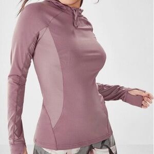 FABLETICS Rouge Pink Alecia Pullover Hoodie Long Sleeve Active Workout Size M